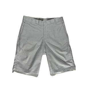 Nike dri fit shorts White And Gray mens size 28.